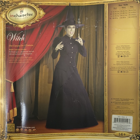 Wicked Witch Costume | Size Small - Picture 3 of 14